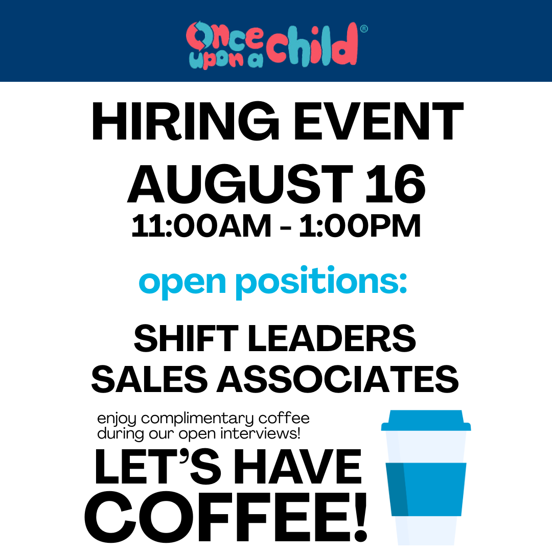 Hiring Event: 8/16 11A-1P